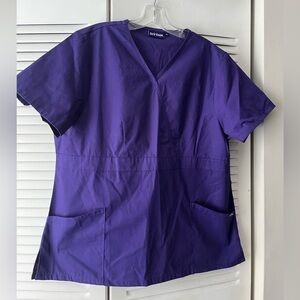 Sivvan Purple Scrub Top XL NWOT